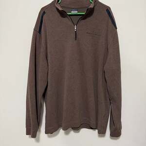 Nike Golf 1/4 Zip Pullover Men's Dri-Fit Brown